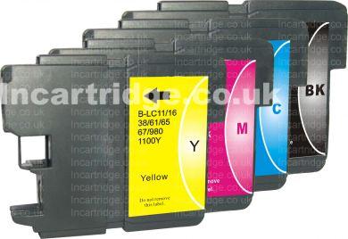 Brother LC1100 (Full set of 4). Fully Compatible Cartridge