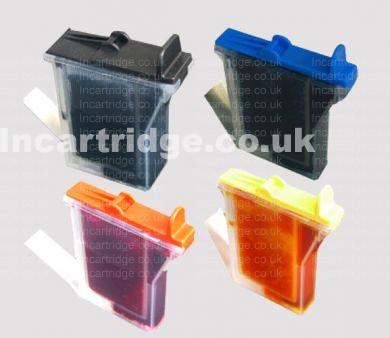 Brother LC600 (Full set of 4). Fully Compatible Cartridge