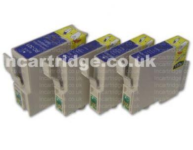 Epson T0321*/422/3/4 (Pack of 4). Compatible Ink Cartridges