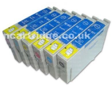 Epson T0481/2/3/4/5/6 (Pack of 6).Fully Compatible.