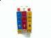 Epson T0322/3/4CMY (Pack of 3). Compatible Ink Cartridges