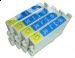 Epson T0441/2/3/4BCMY (Pack of 4). Compatible Ink Cartridges